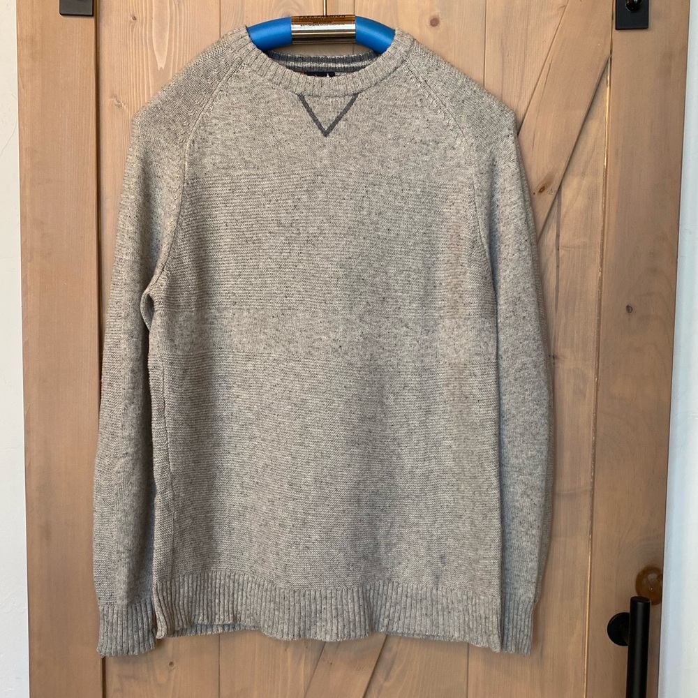 Mens Gray Smartwool Sweater